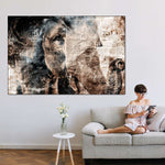 Textured Elephant Wall Art