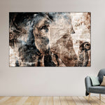Textured Elephant Wall Art