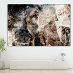 Textured Elephant Wall Art