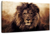 Grunge Lion Head Wall Art