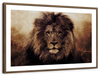 Grunge Lion Head Wall Art