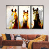 Three Horse Heads Wall Art