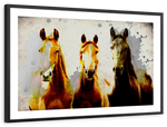 Three Horse Heads Wall Art