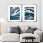Leaping Dolphins Wall Art