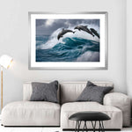 Leaping Dolphins Wall Art