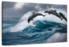 Leaping Dolphins Wall Art