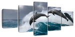 Leaping Dolphins Wall Art