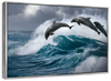 Leaping Dolphins Wall Art