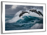 Leaping Dolphins Wall Art