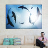 School Of Sharks Wall Art