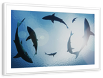School Of Sharks Wall Art