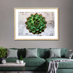 Grunge Succulent Wall Art