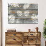 Wooden Palm Leaves Wall Art