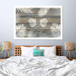 Wooden Palm Leaves Wall Art