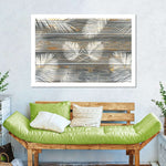 Wooden Palm Leaves Wall Art