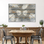 Wooden Palm Leaves Wall Art