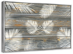 Wooden Palm Leaves Wall Art
