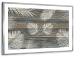 Wooden Palm Leaves Wall Art