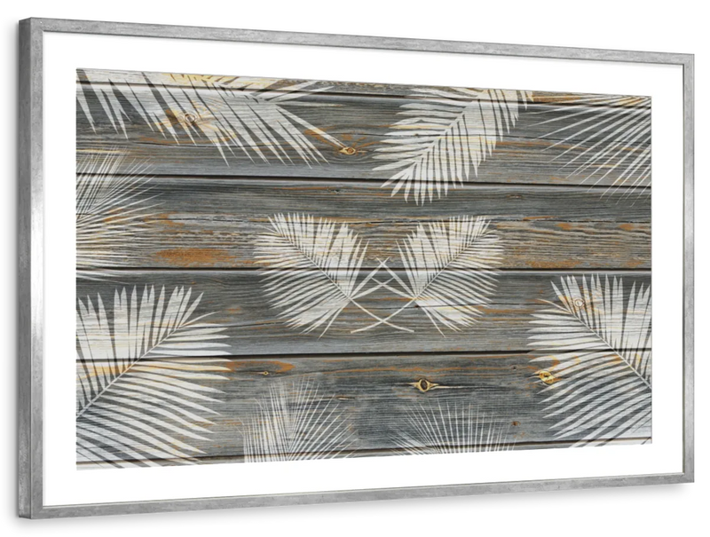 Wooden Palm Leaves Wall Art