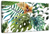 Wild Monstera Leaves Wall Art