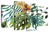Wild Monstera Leaves Wall Art