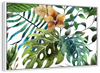 Wild Monstera Leaves Wall Art