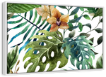 Wild Monstera Leaves Wall Art