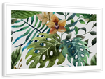 Wild Monstera Leaves Wall Art