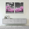 Pop Pink Forest Wall Art