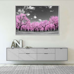 Pop Pink Forest Wall Art