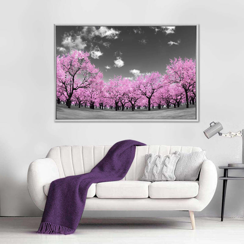 Pop Pink Forest Wall Art