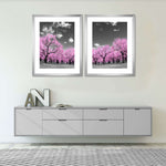Pop Pink Forest Wall Art