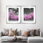 Pop Pink Forest Wall Art