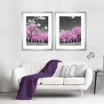 Pop Pink Forest Wall Art
