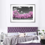 Pop Pink Forest Wall Art