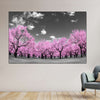 Pop Pink Forest Wall Art