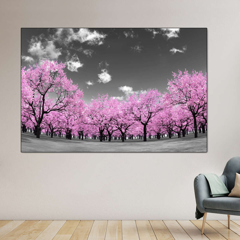 Pop Pink Forest Wall Art