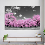 Pop Pink Forest Wall Art