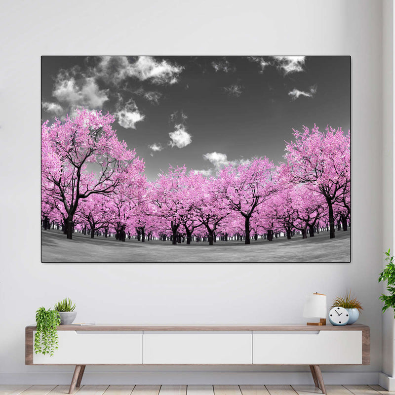 Pop Pink Forest Wall Art