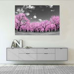 Pop Pink Forest Wall Art