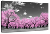 Pop Pink Forest Wall Art
