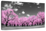 Pop Pink Forest Wall Art