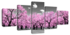 Pop Pink Forest Wall Art
