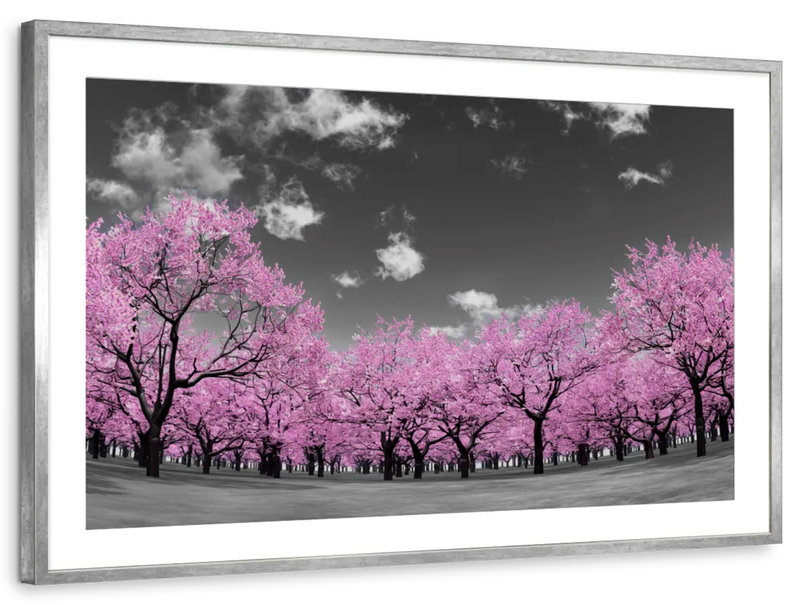 Pop Pink Forest Wall Art