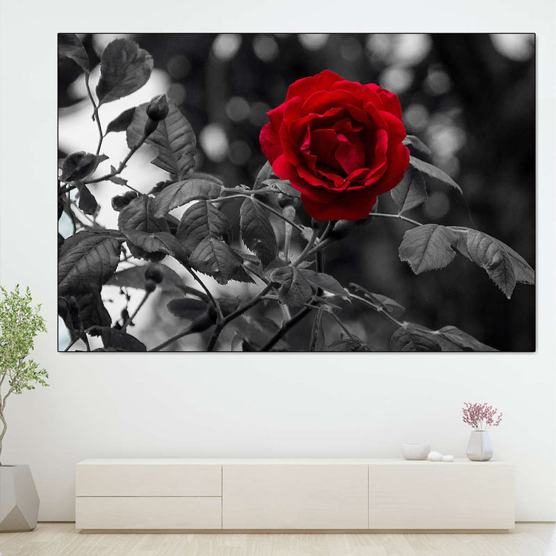 Lone Rose Pop Wall Art