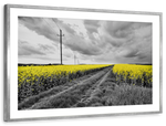 Pop Yellow Flower Field Wall Art
