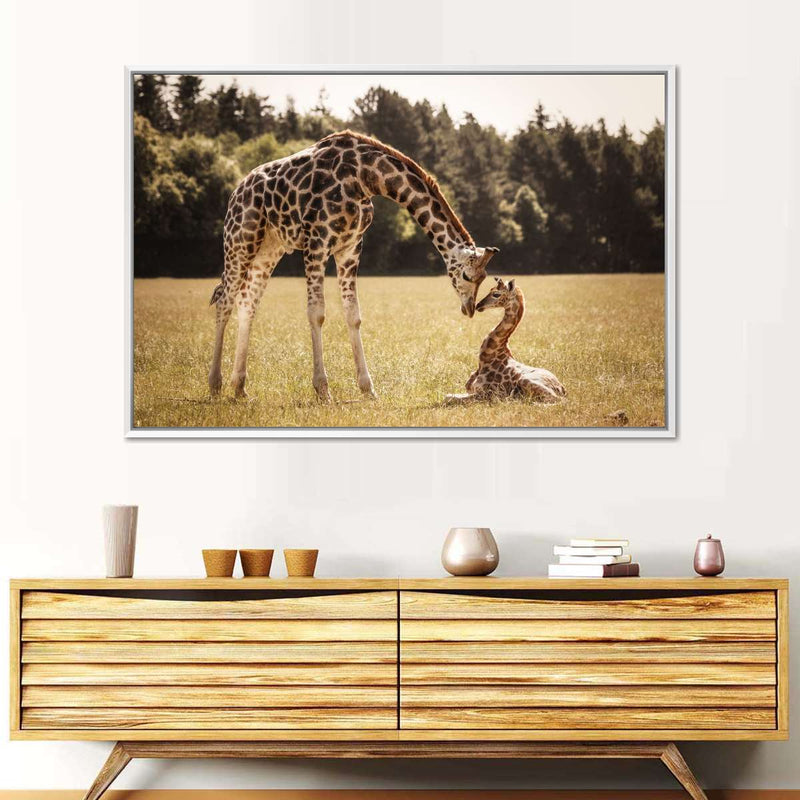 Loving Giraffes Wall Art
