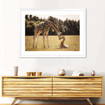 Loving Giraffes Wall Art