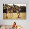 Loving Giraffes Wall Art