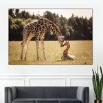 Loving Giraffes Wall Art